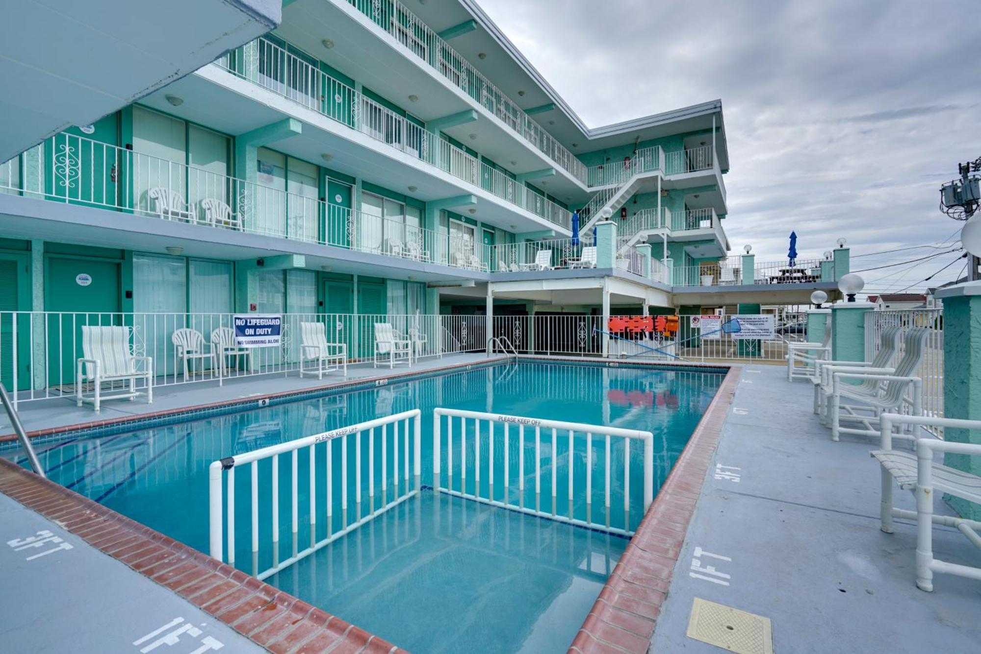 Cozy Oceanfront Condo With Pool And Beach Access! Wildwood Crest Bagian luar foto